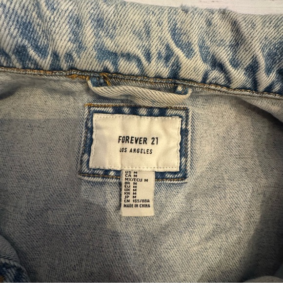 Forever 21 Light Blue Denim Jacket - Picture 3 of 5
